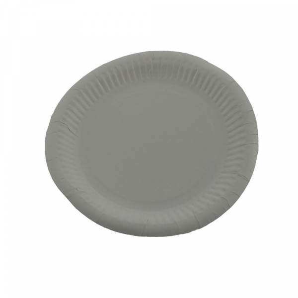Weißer Pappteller | Recyclingkarton | Ø 20 cm | Rund | Snackteller (100 Stk.)